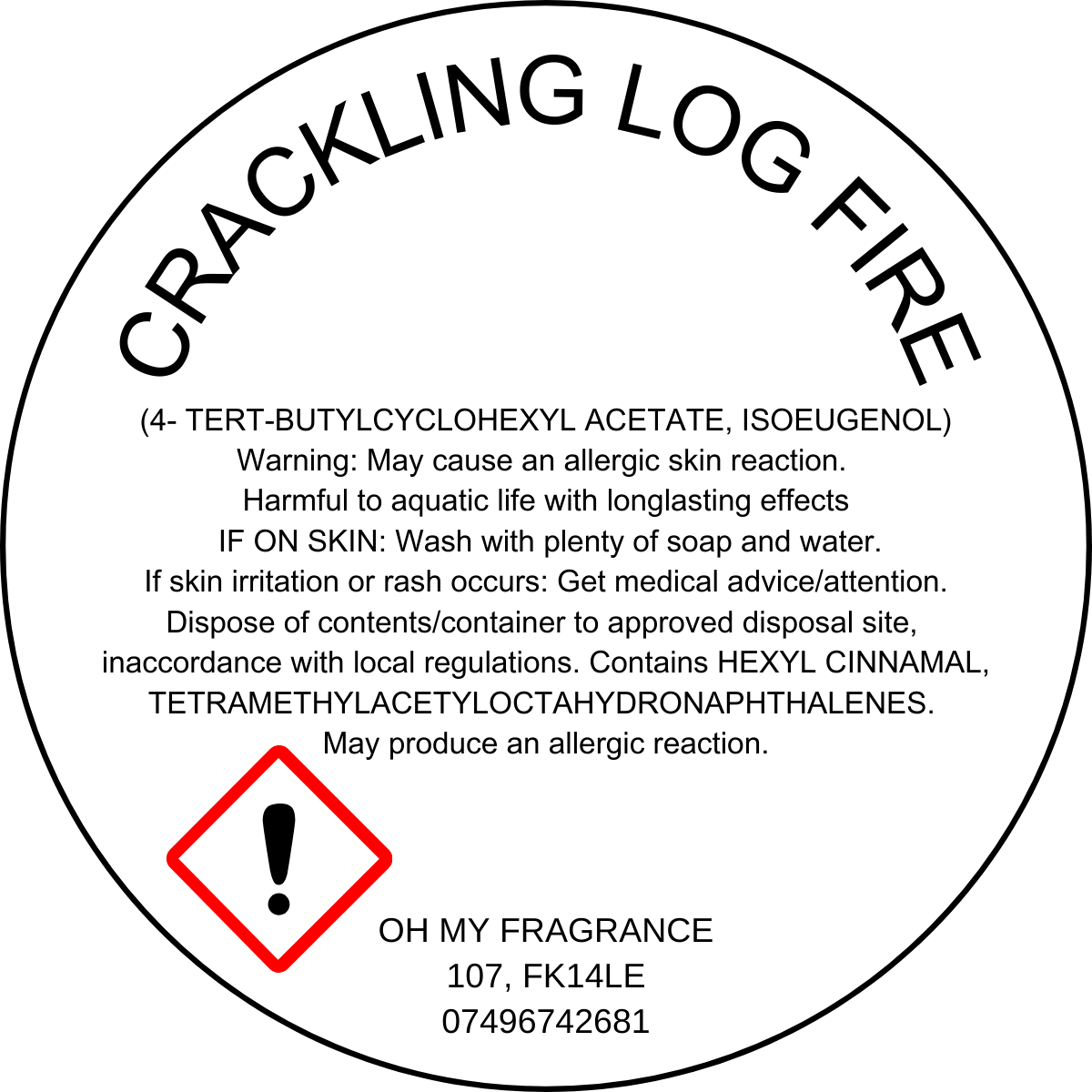 Crackling Log Fire