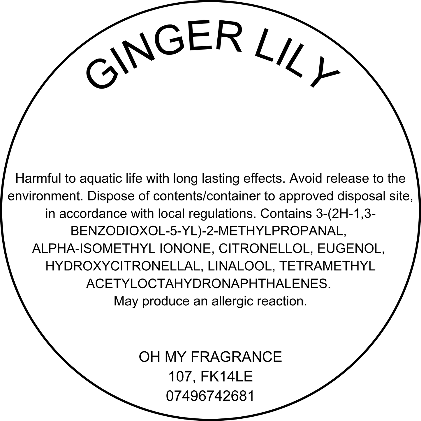 Ginger Lily - Discontinued