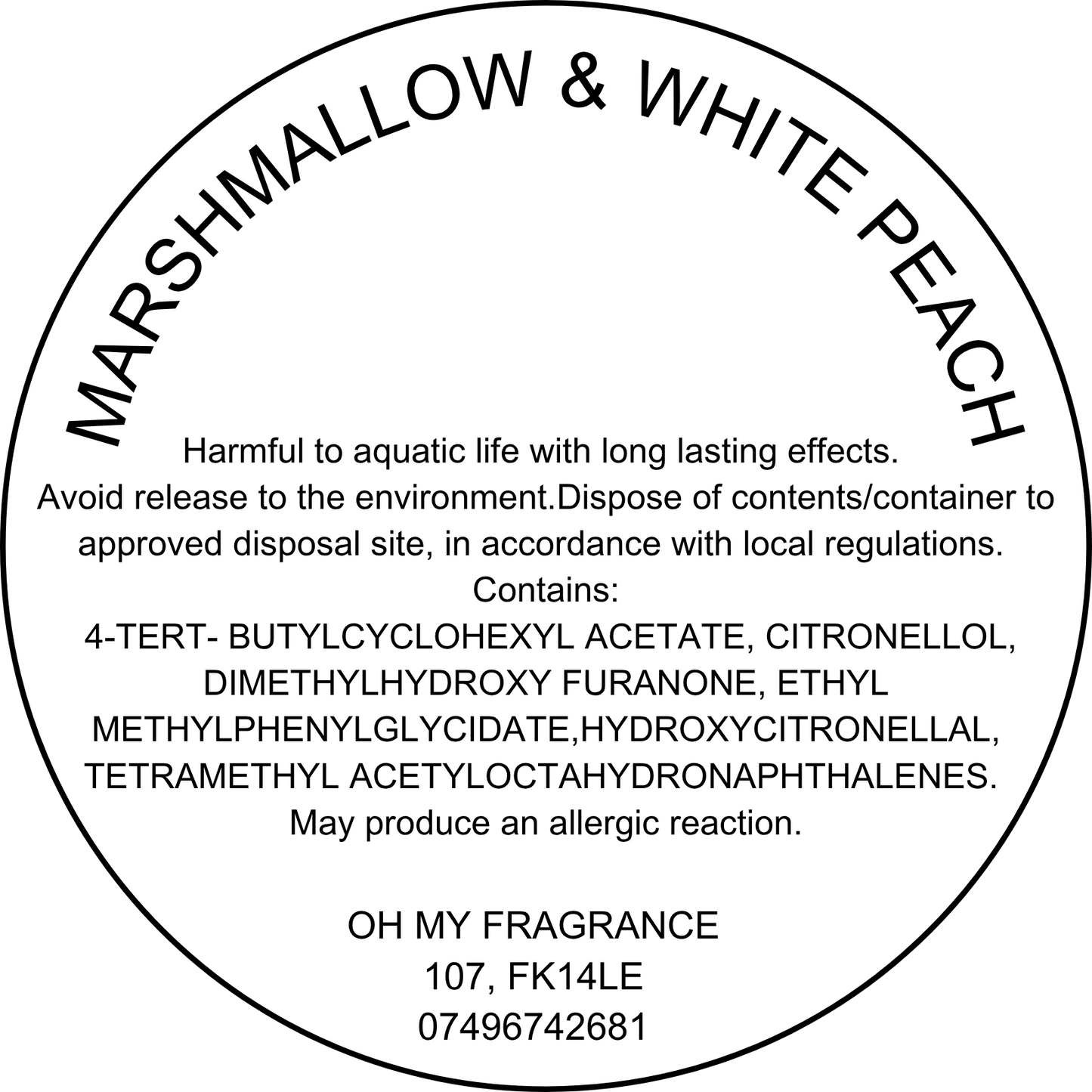 Marshmallow & White Peach - Discontinued
