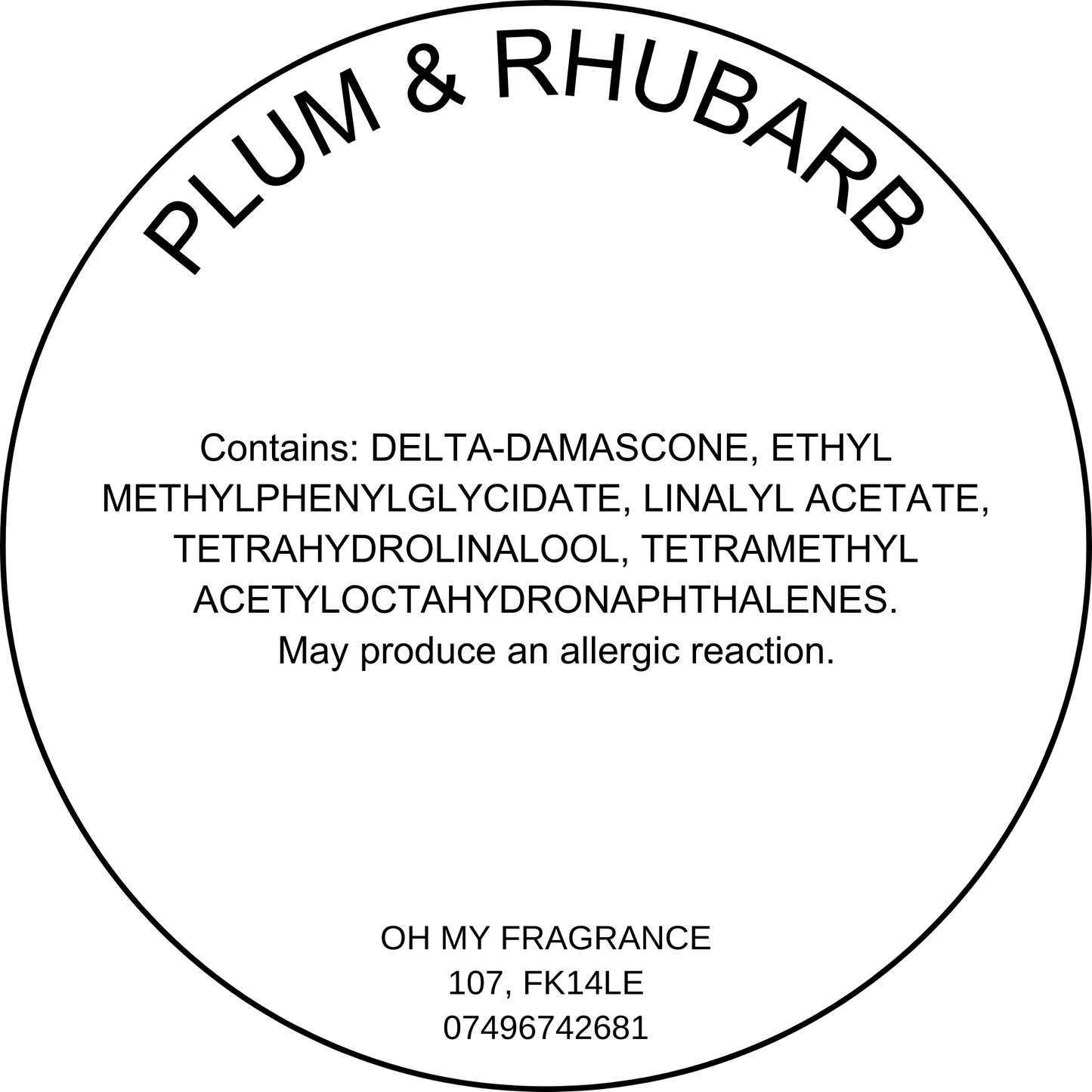 Plum & Rhubarb