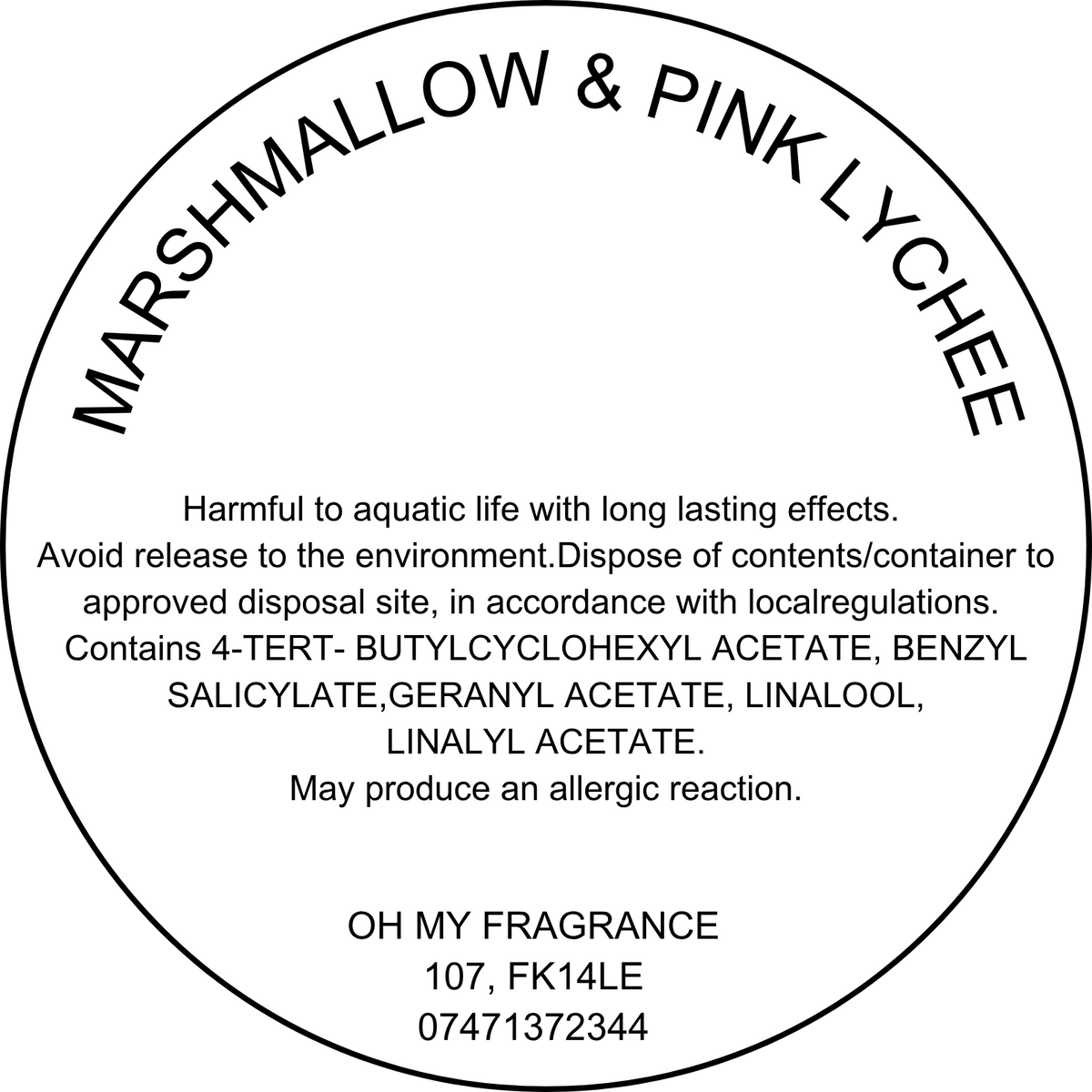 Marshmallow & Pink Lychee
