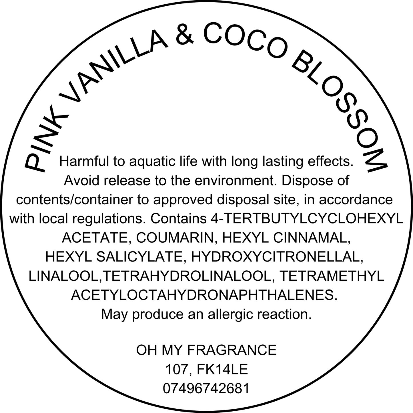 Pink Vanilla & Coco Blossom