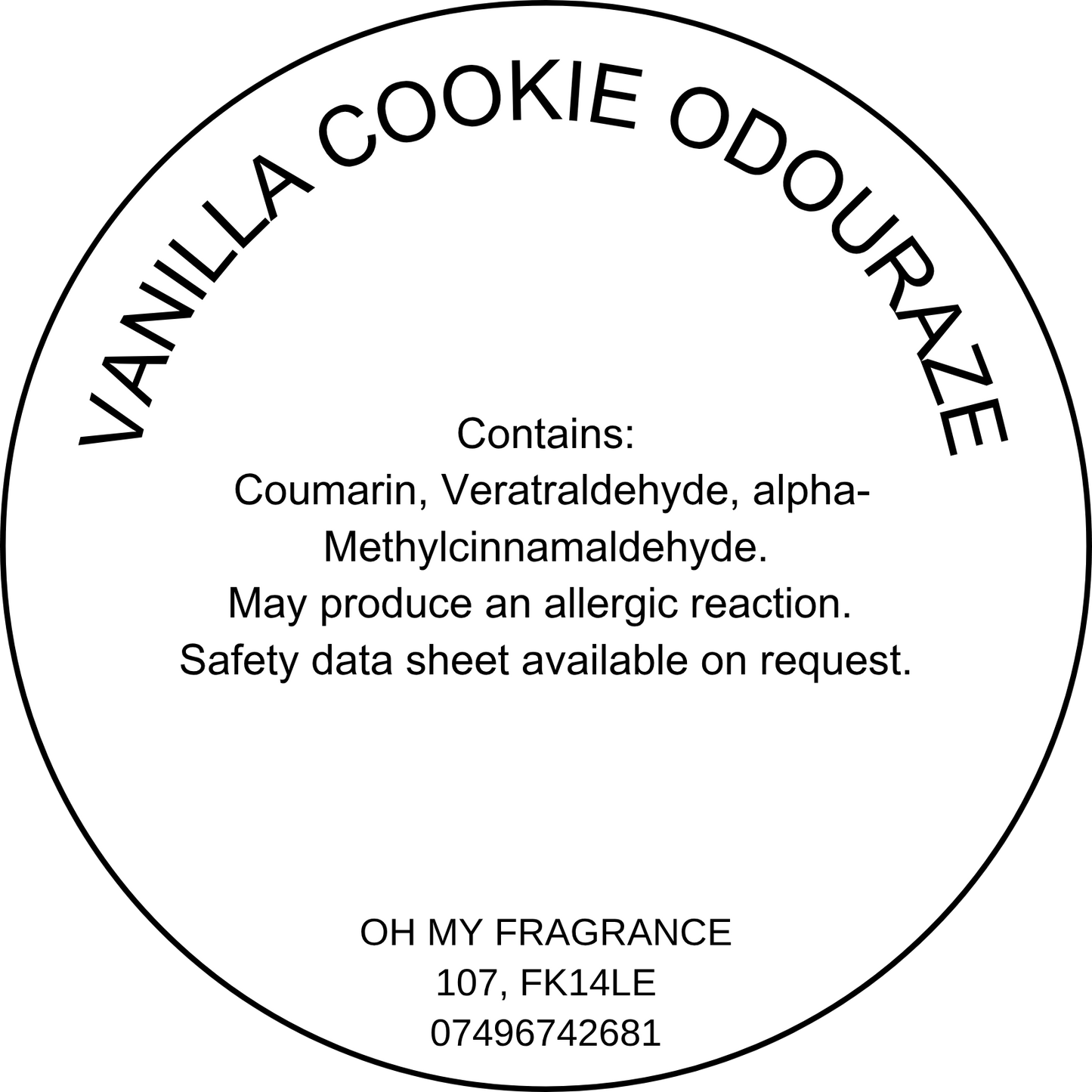 Vanilla Cookie Odouraze