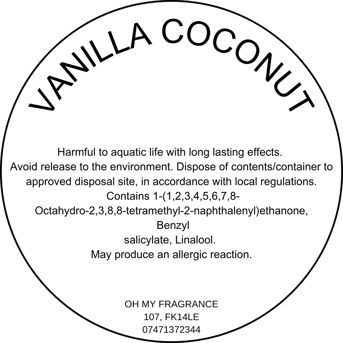 Vanilla Coconut