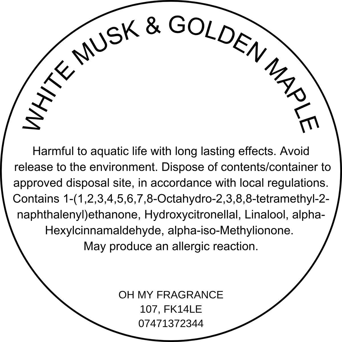 White Musk & Golden Maple