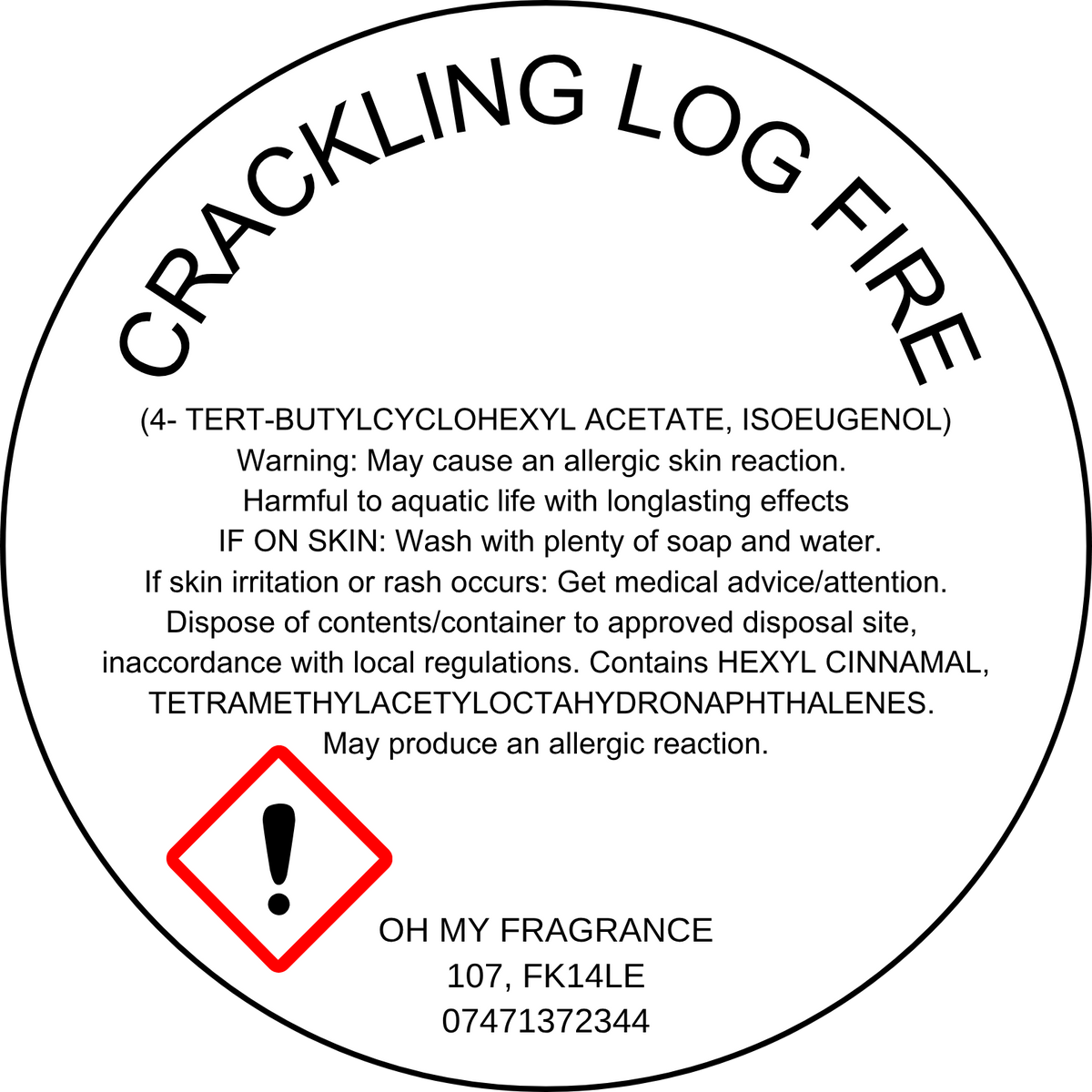 Crackling Log Fire