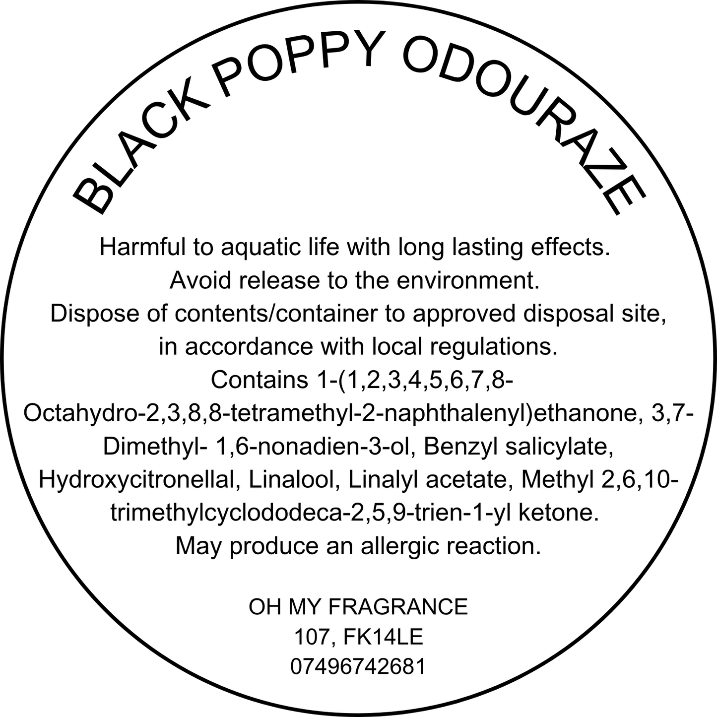 Black Poppy Odouraze
