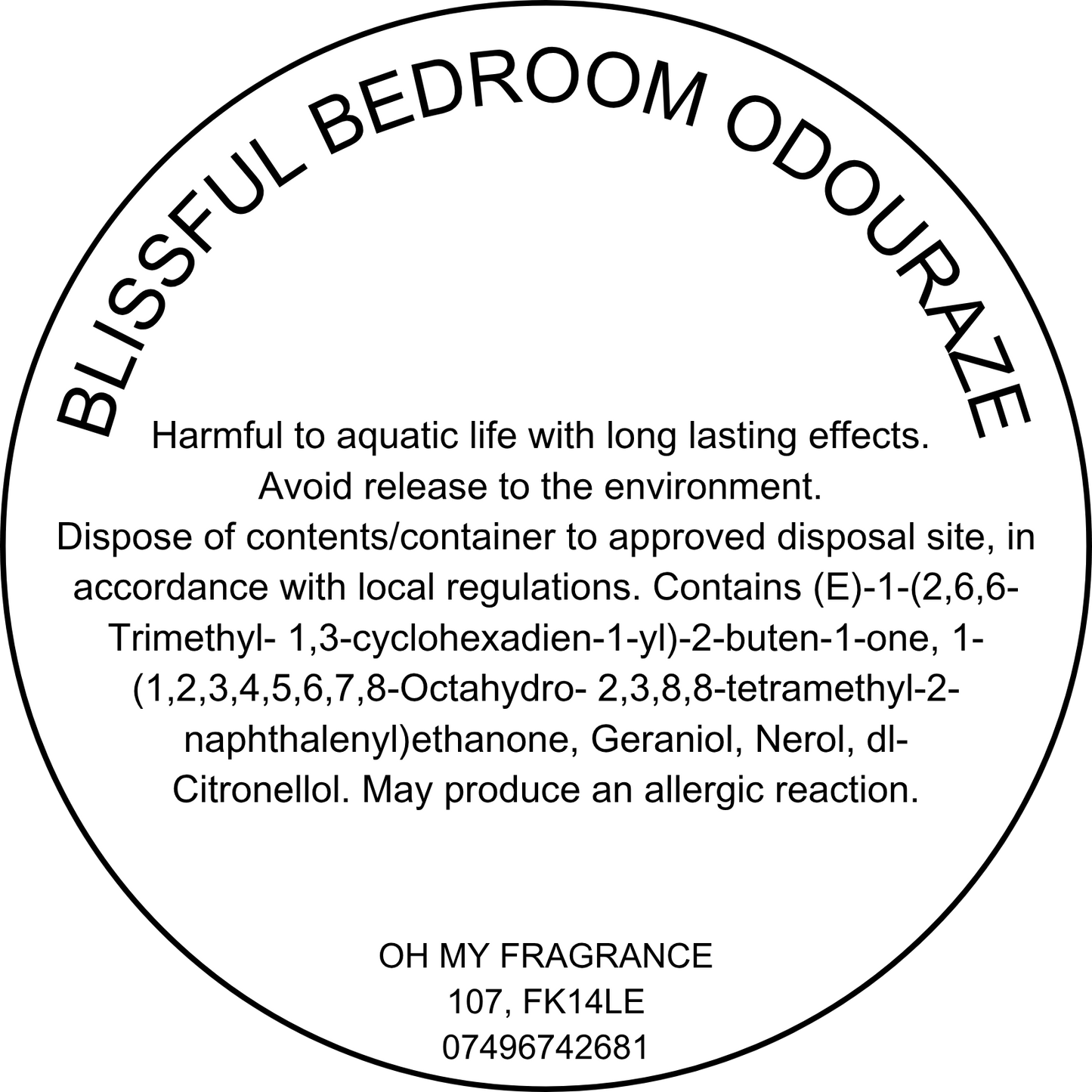 Blissful Bedroom Odouraze