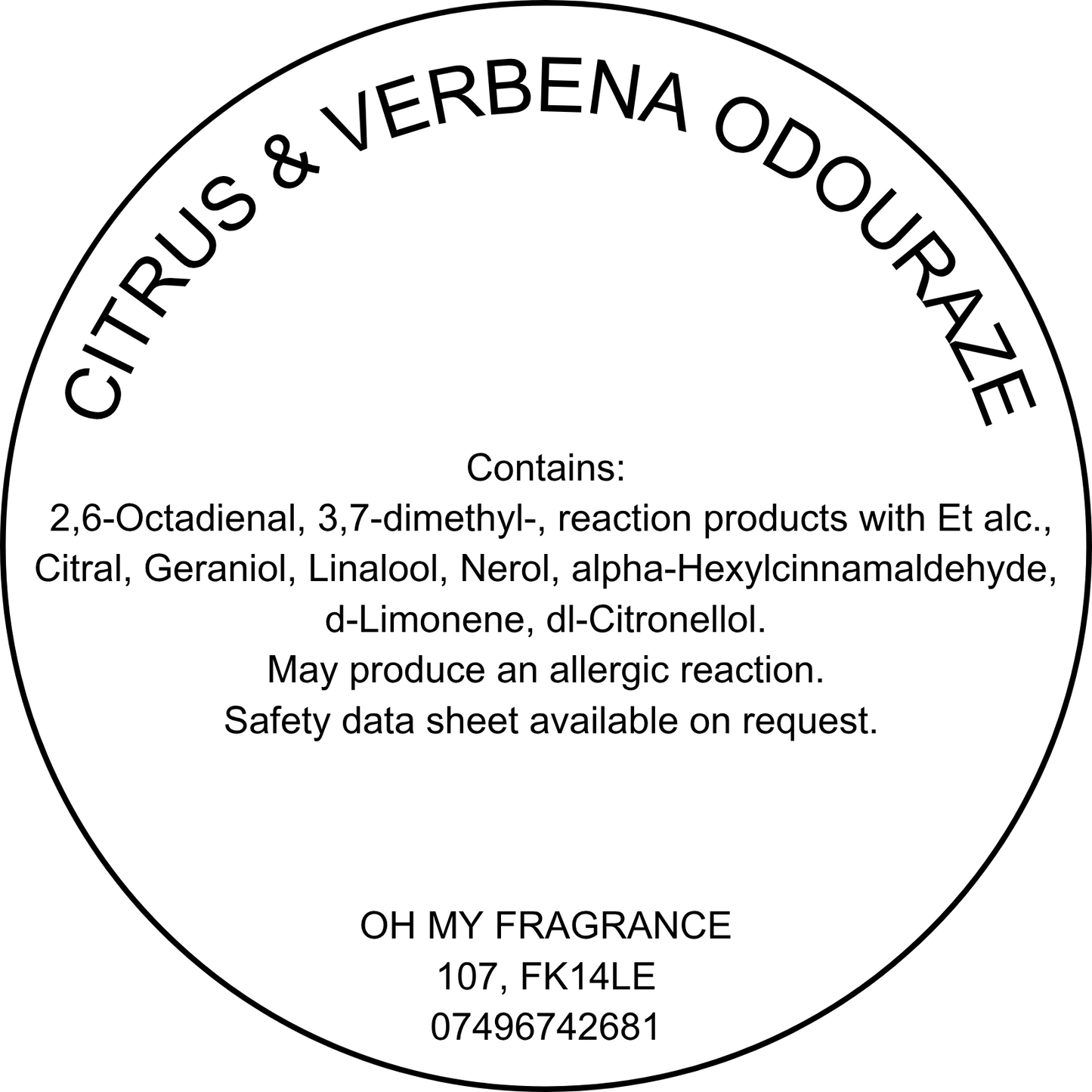 Citrus & Verbena Odouraze