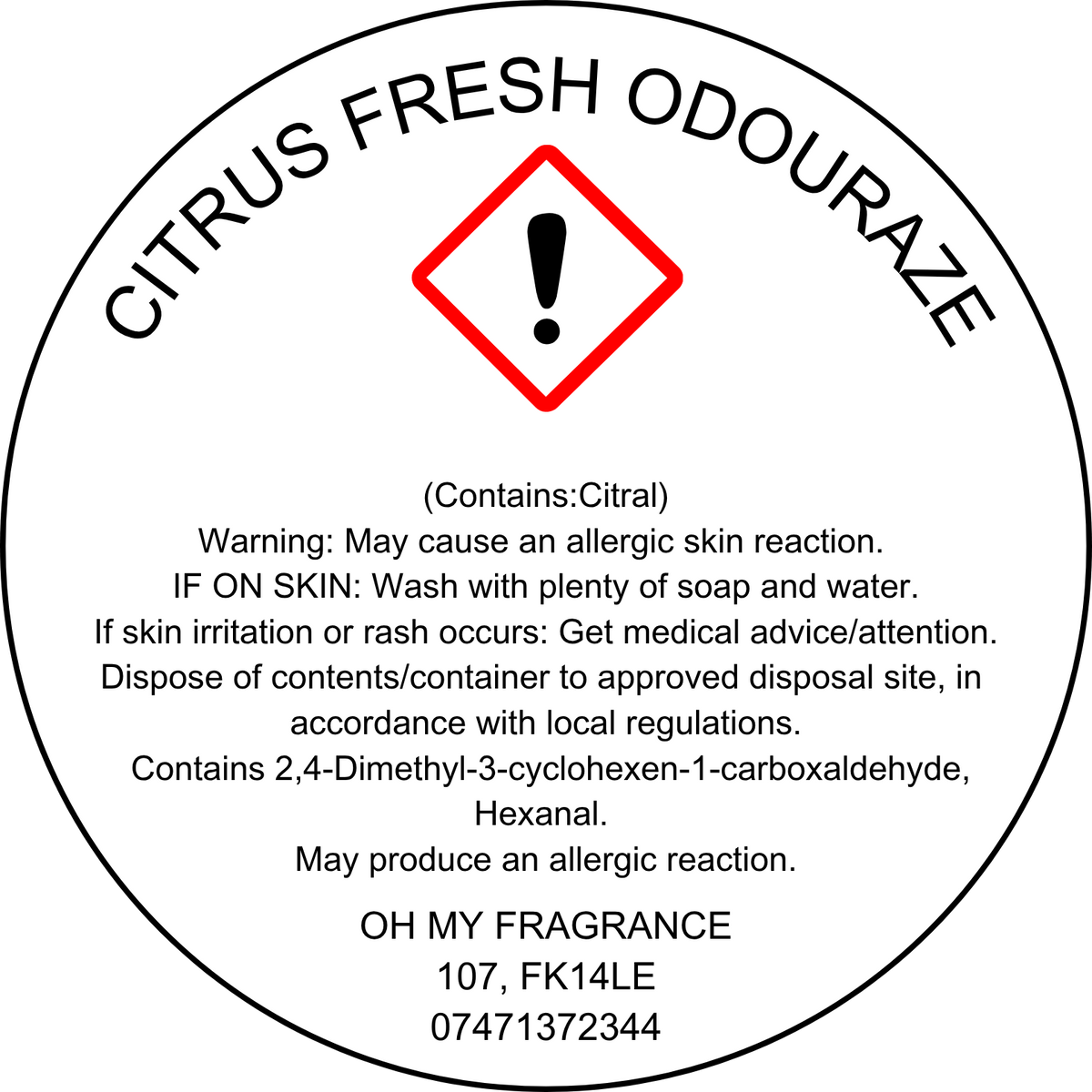 Citrus Fresh Odouraze