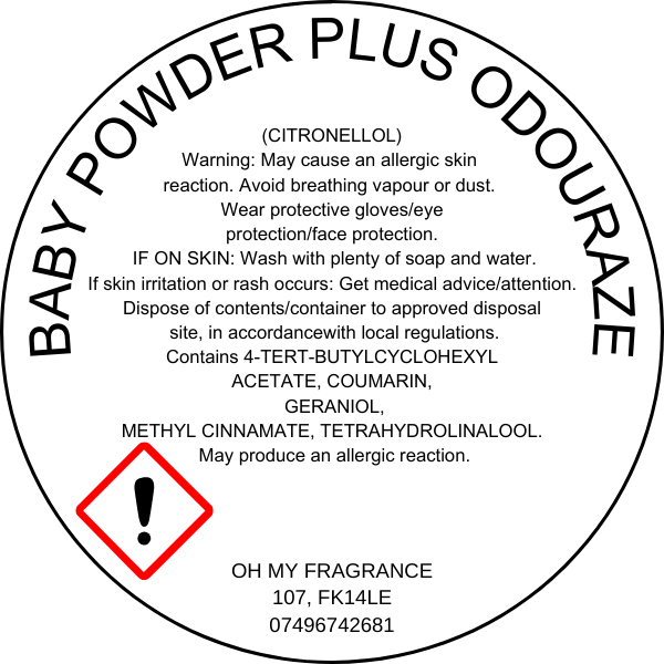 Baby Powder Plus Odouraze