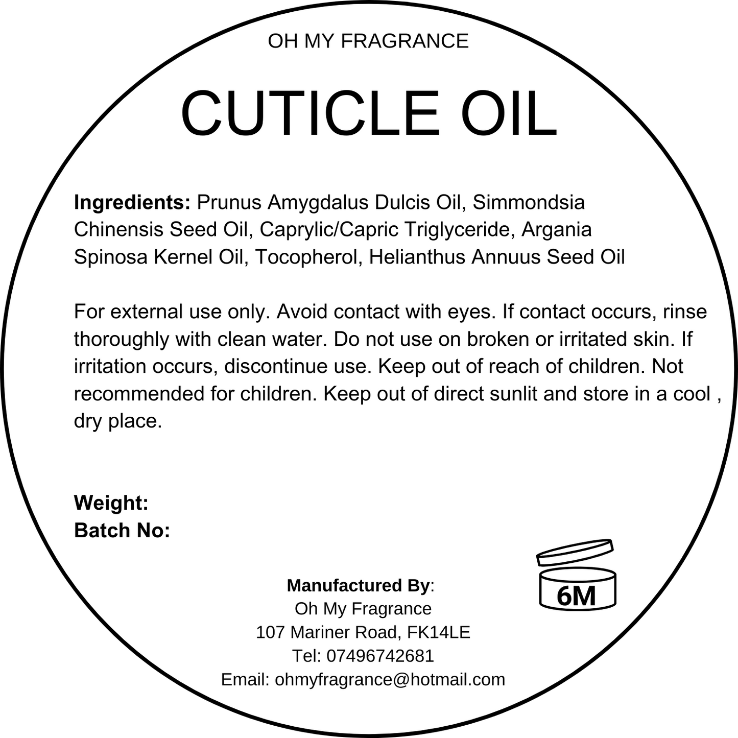 Cuticle Oil
