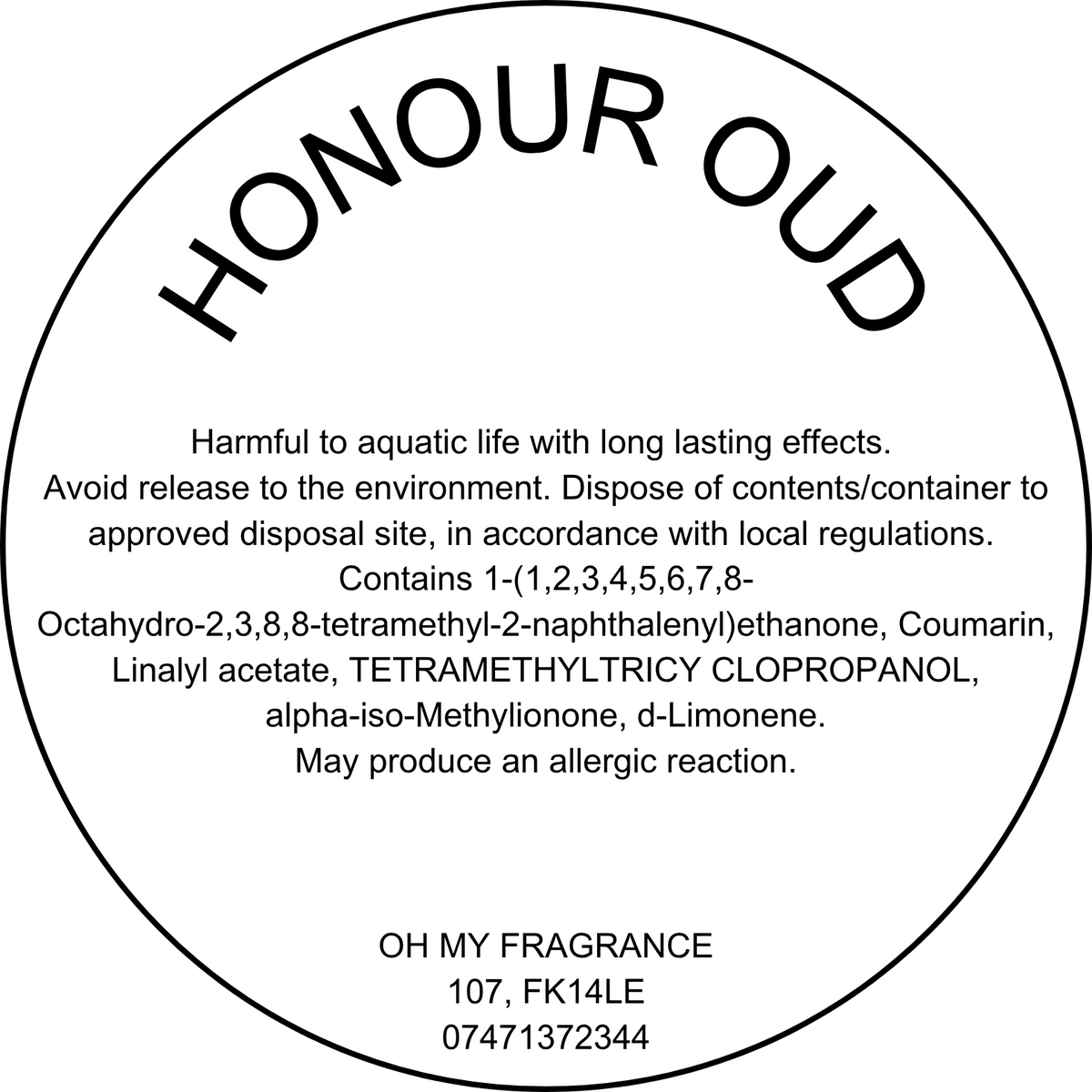 Honour Oud