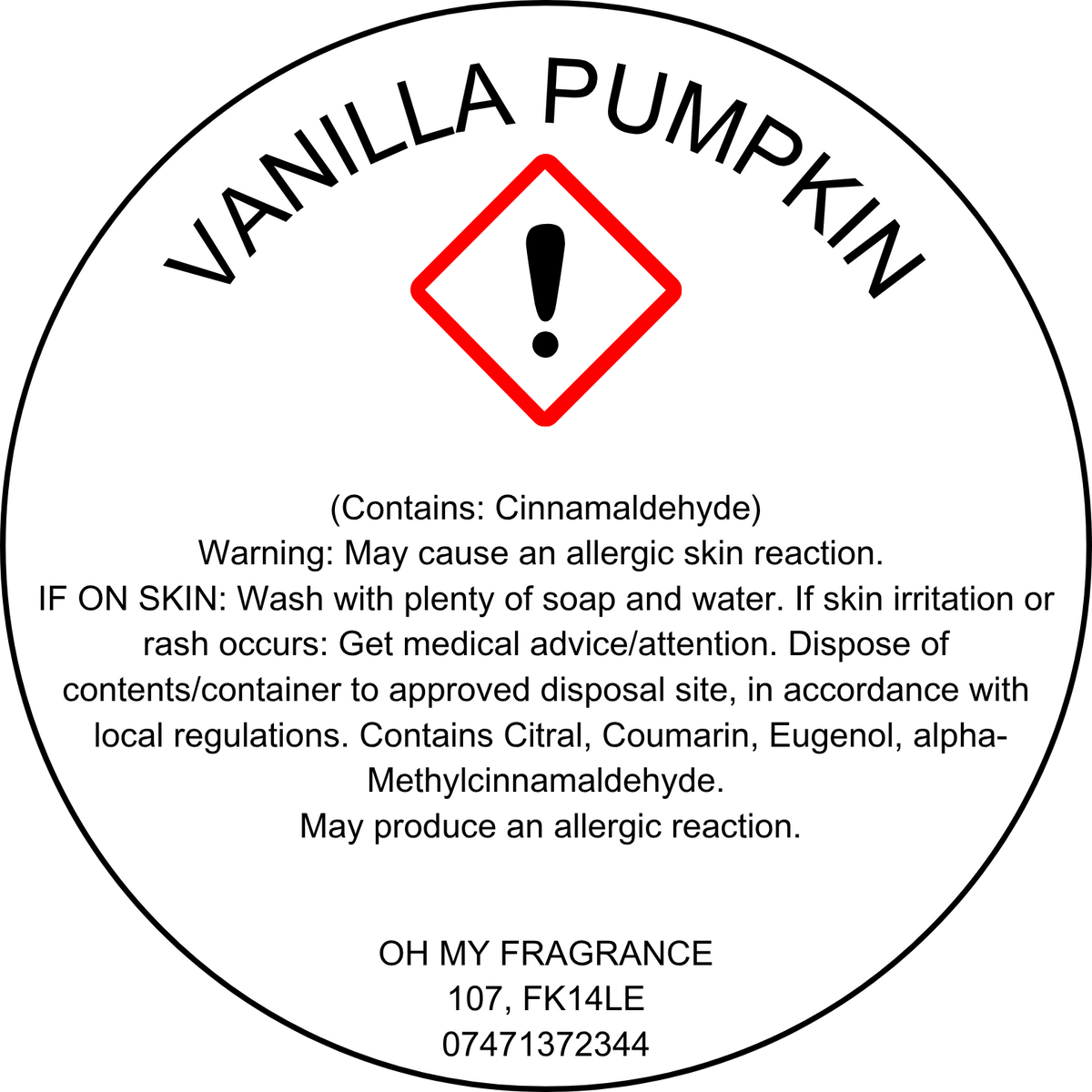 Vanilla Pumpkin