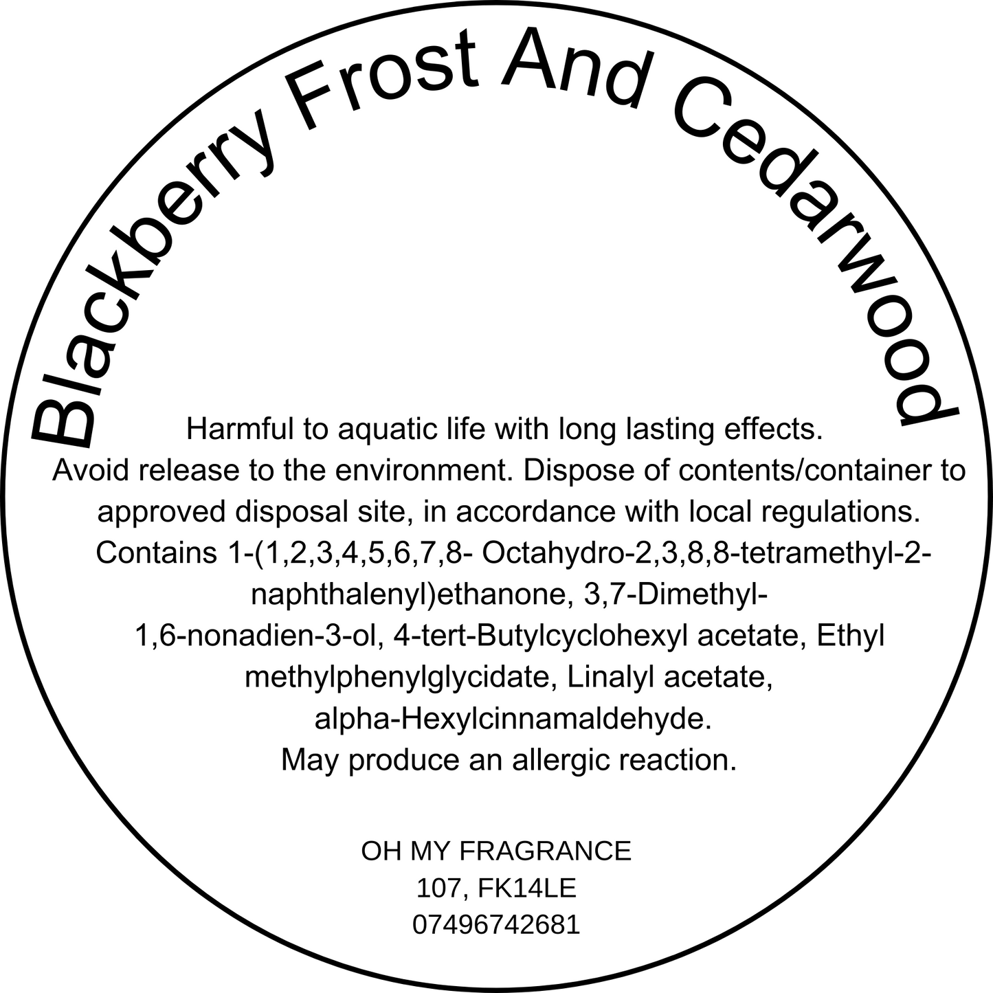 Blackberry Frost & Cedarwood