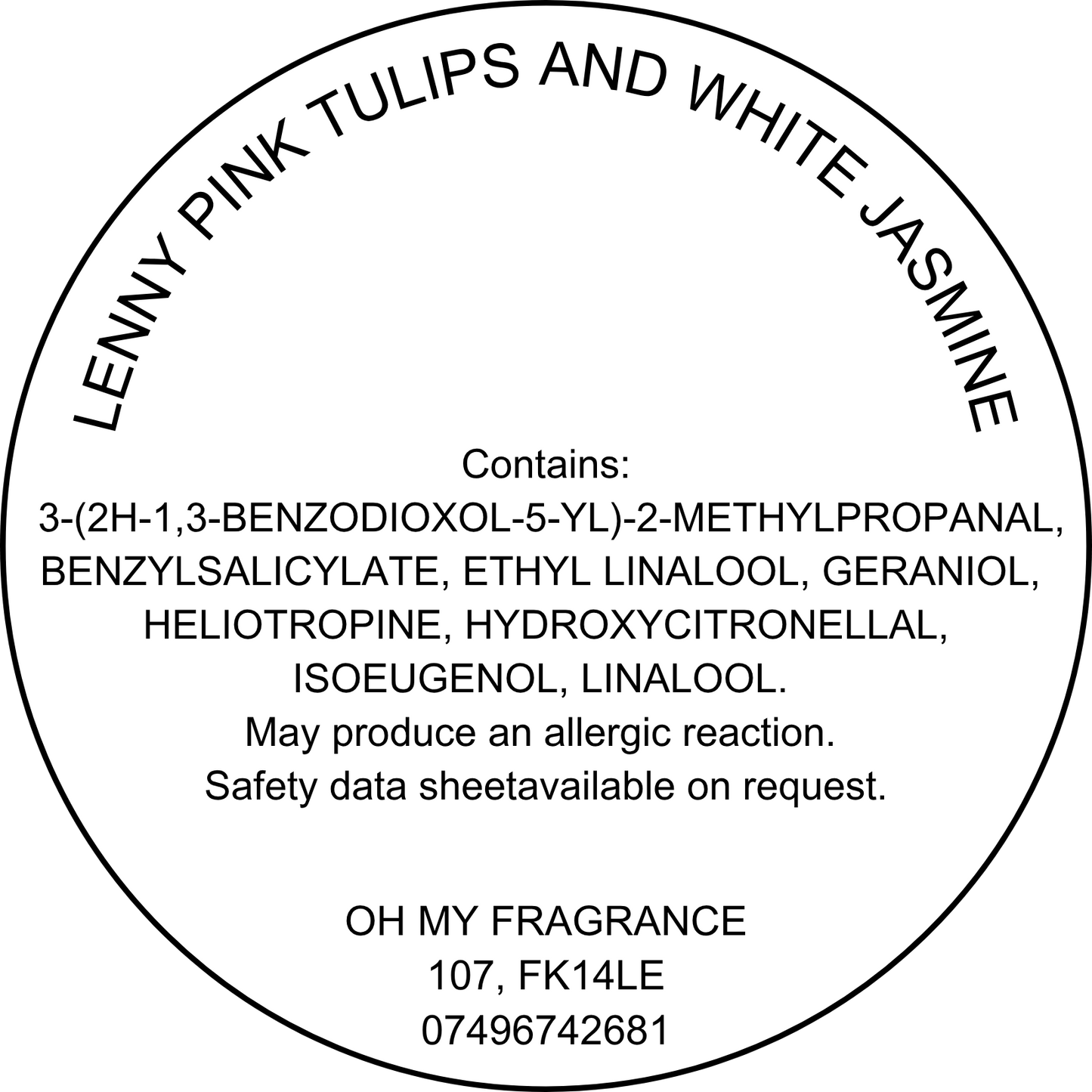 Lenny Pink Tulips and White Jasmine