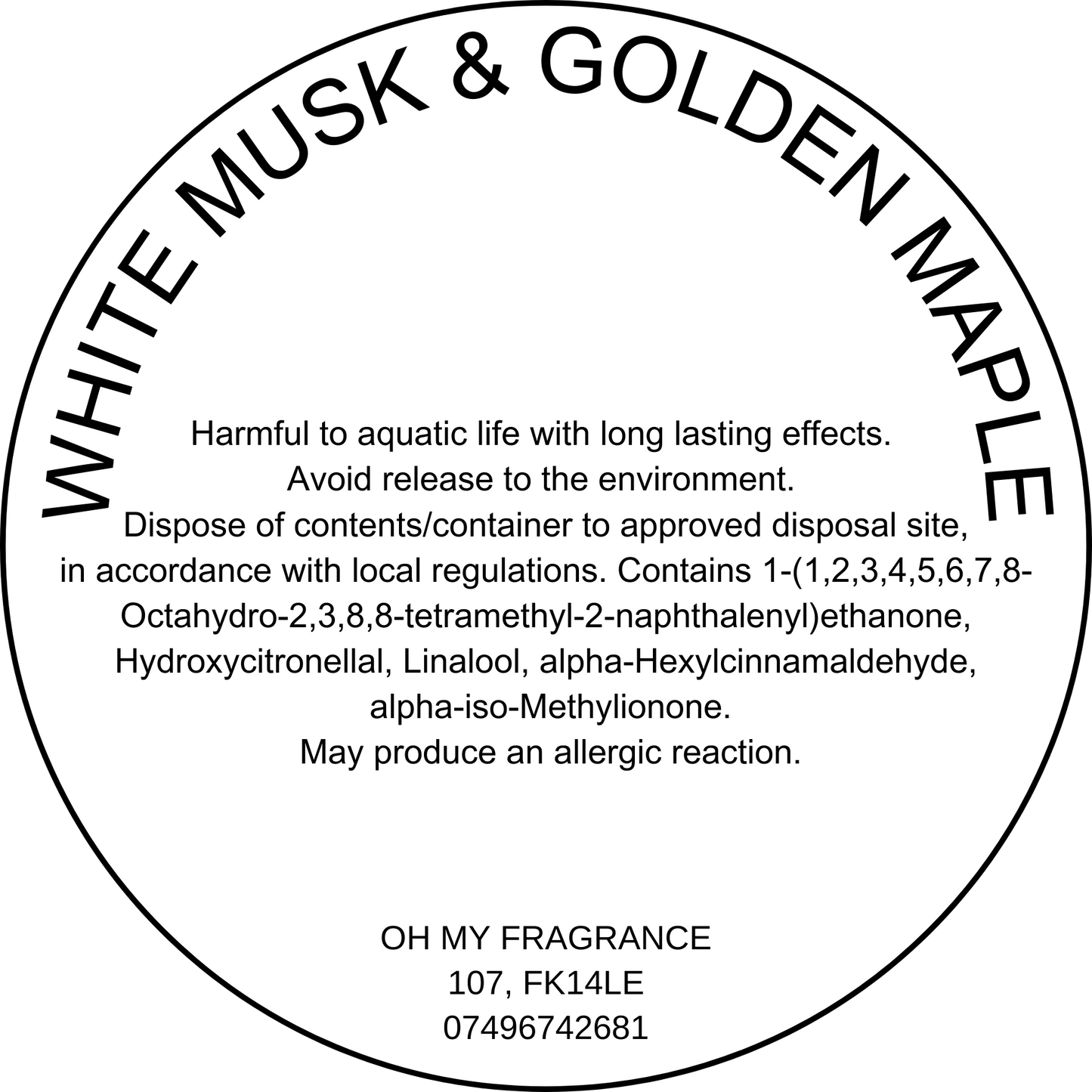 White Musk & Golden Maple