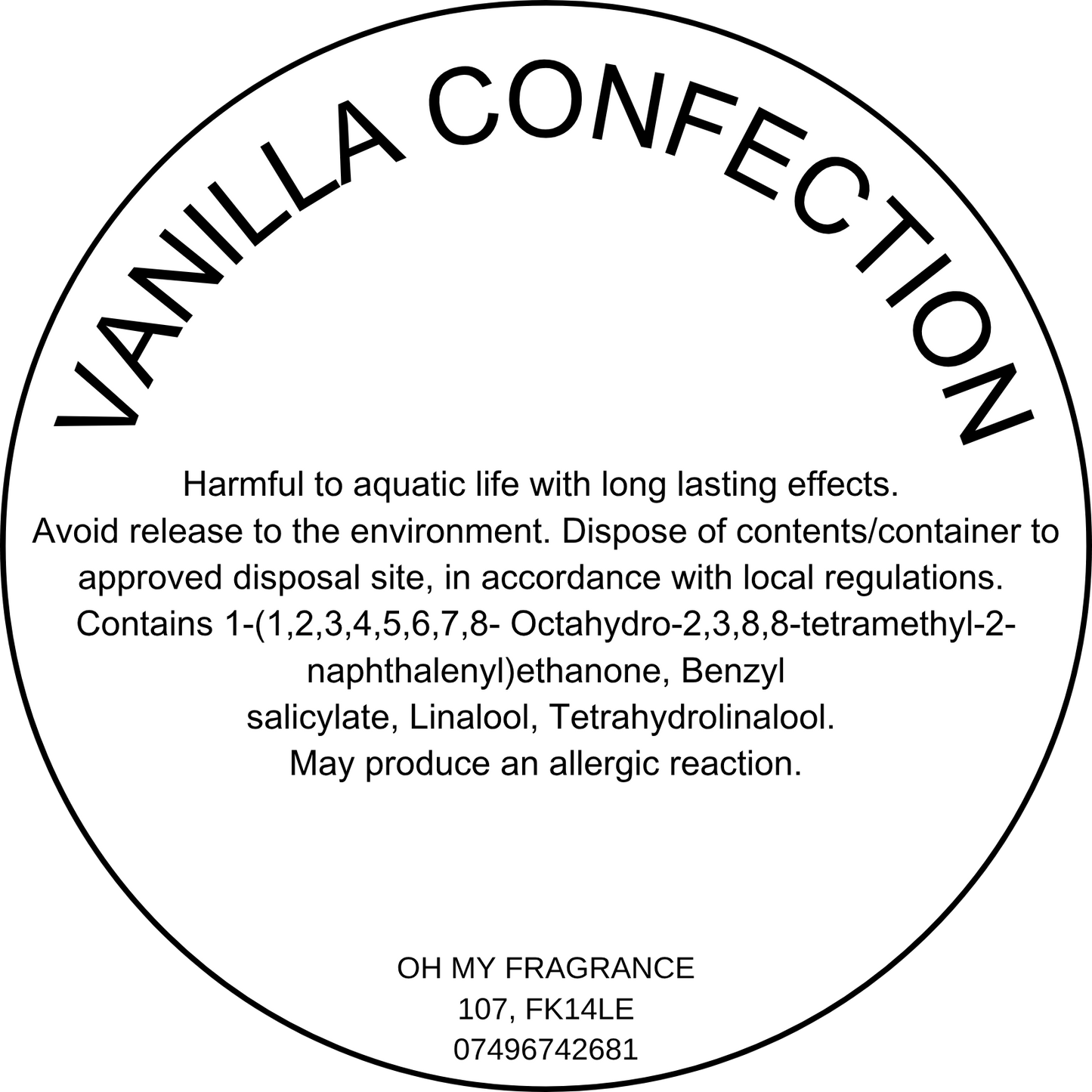Vanilla Confection