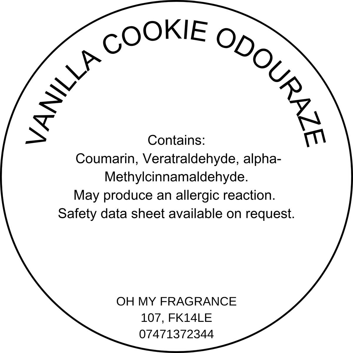 Vanilla Cookie Odouraze