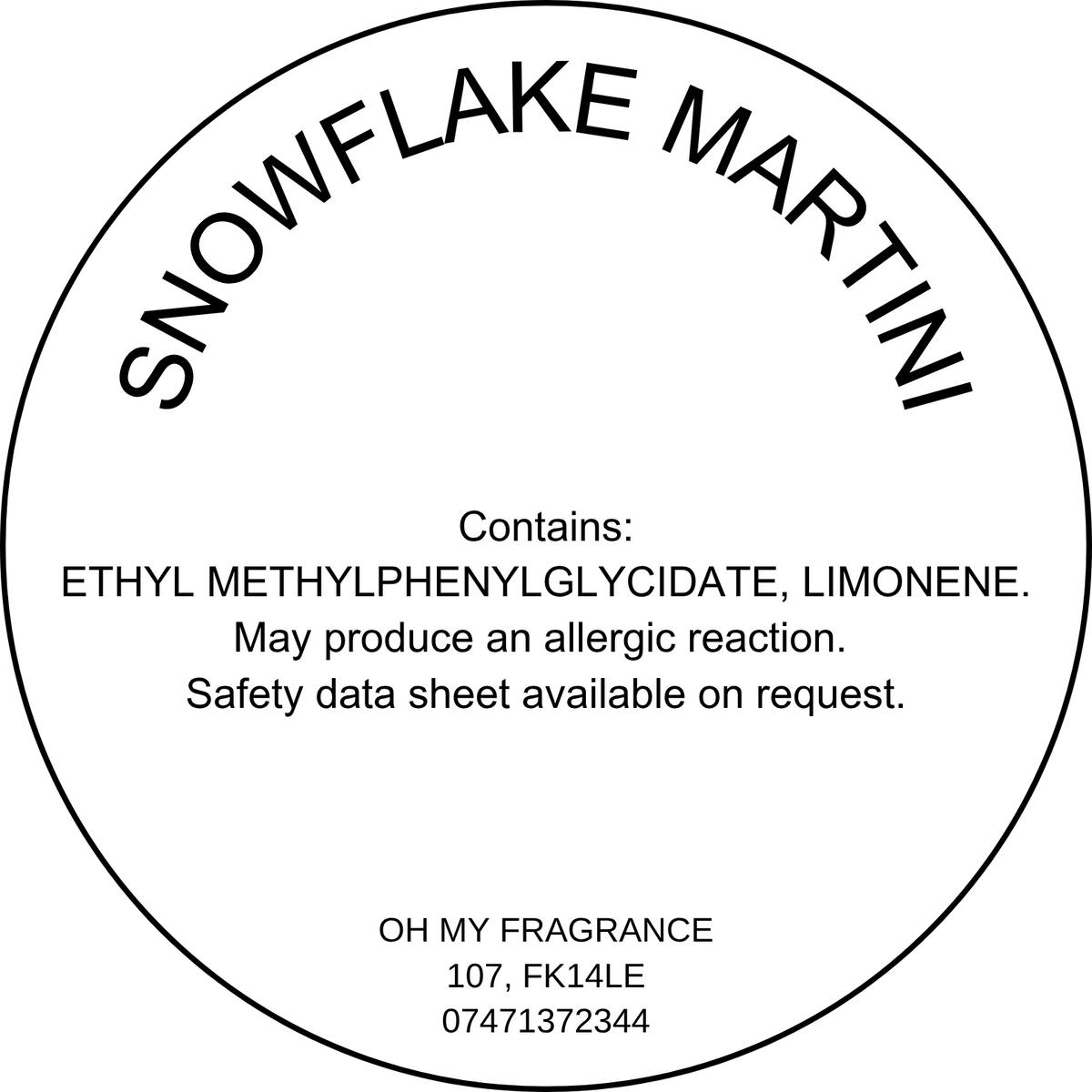 Snowflake Martini