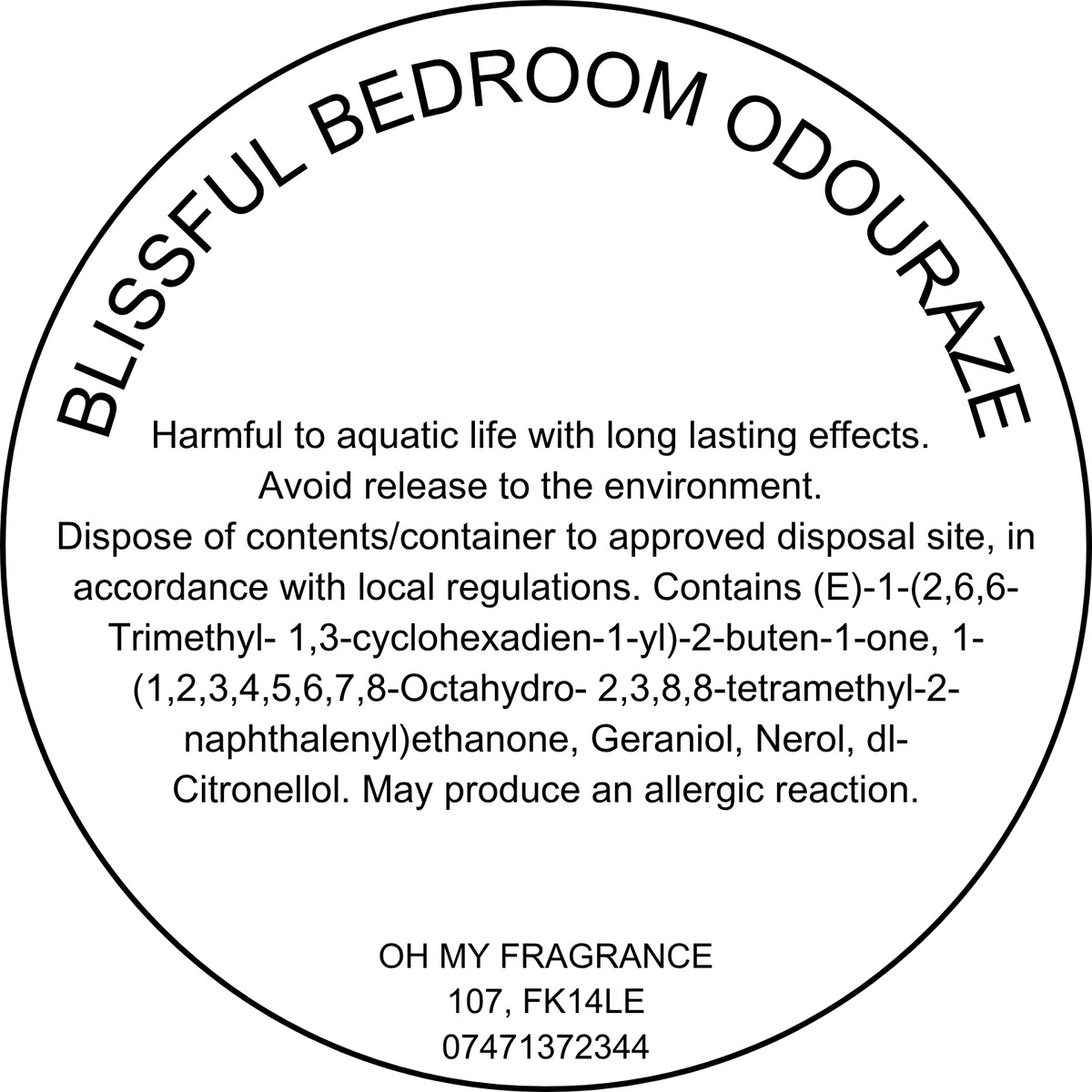 Blissful Bedroom Odouraze