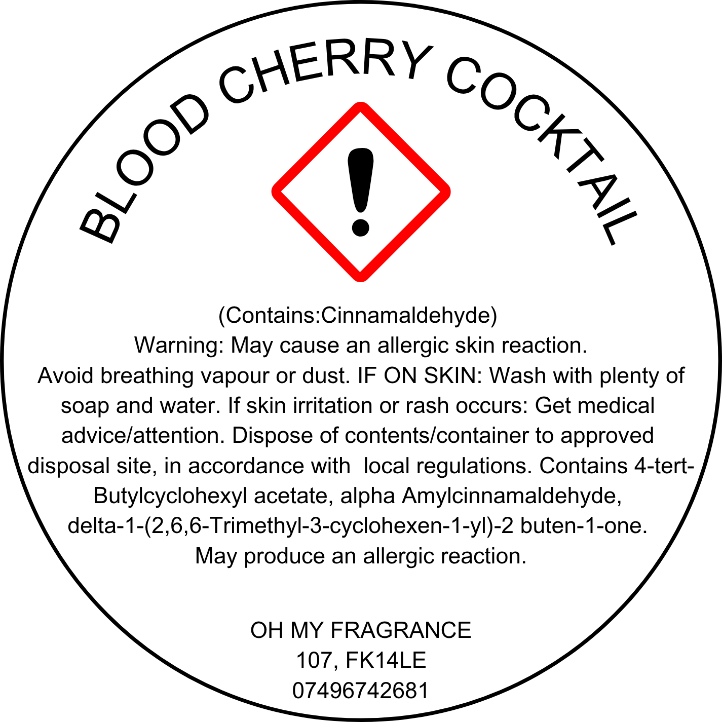 Blood Cherry Cocktail