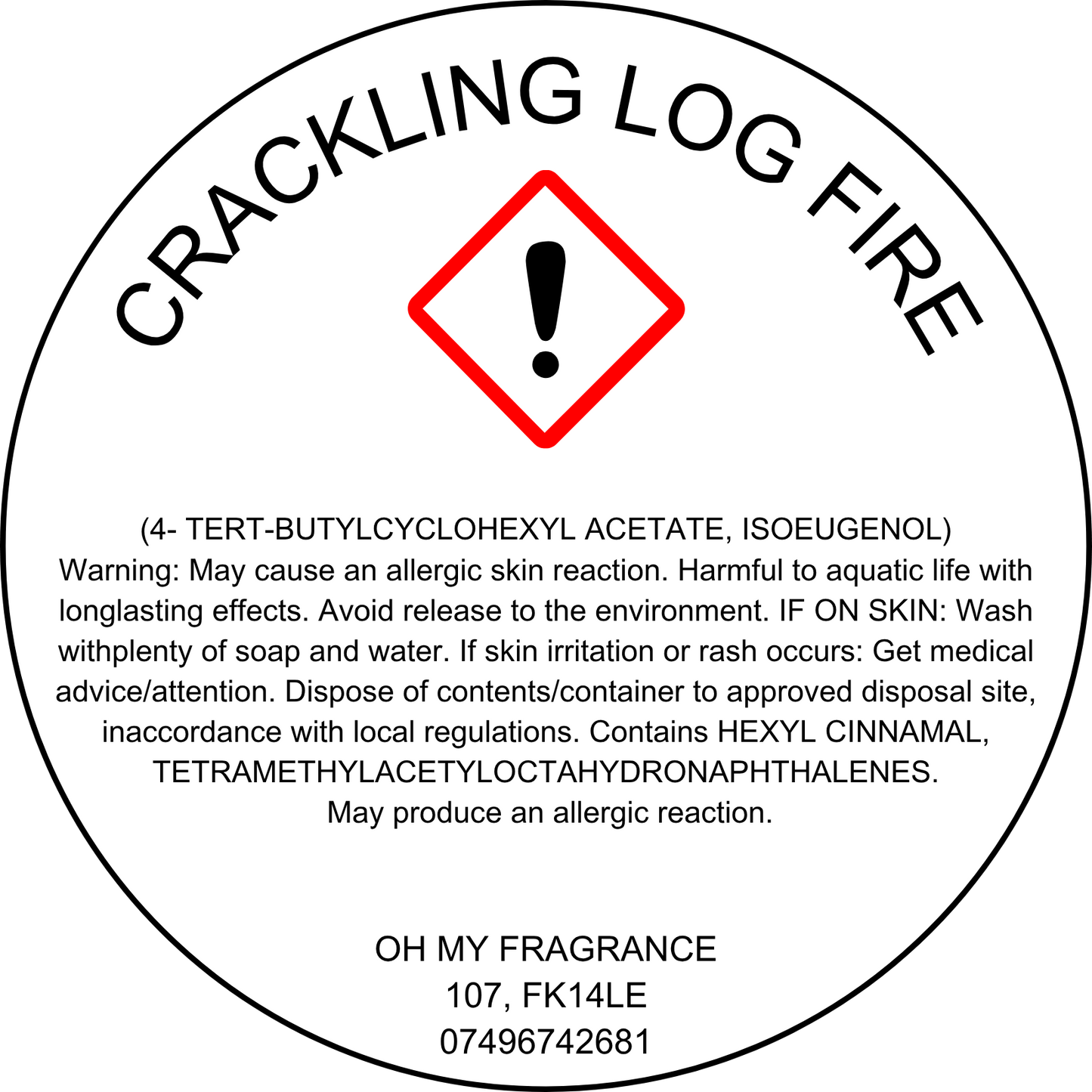 Crackling Log Fire