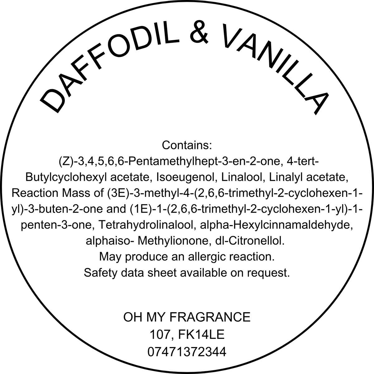 Daffodil & Vanilla