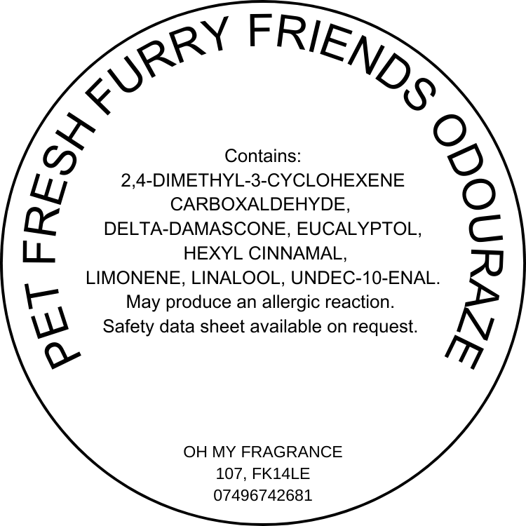 Pet Fresh Furry Friends Odouraze