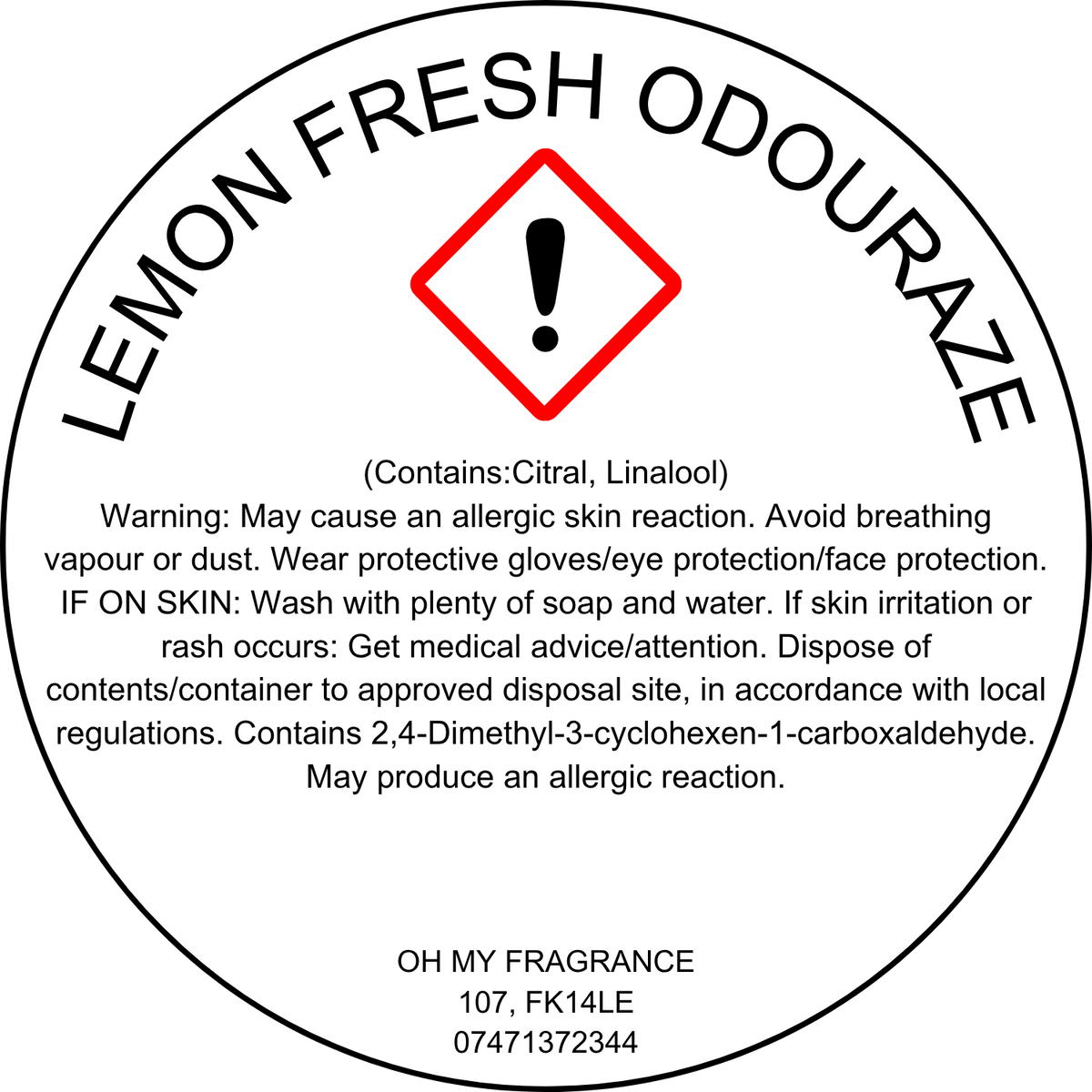 Lemon Fresh Odouraze