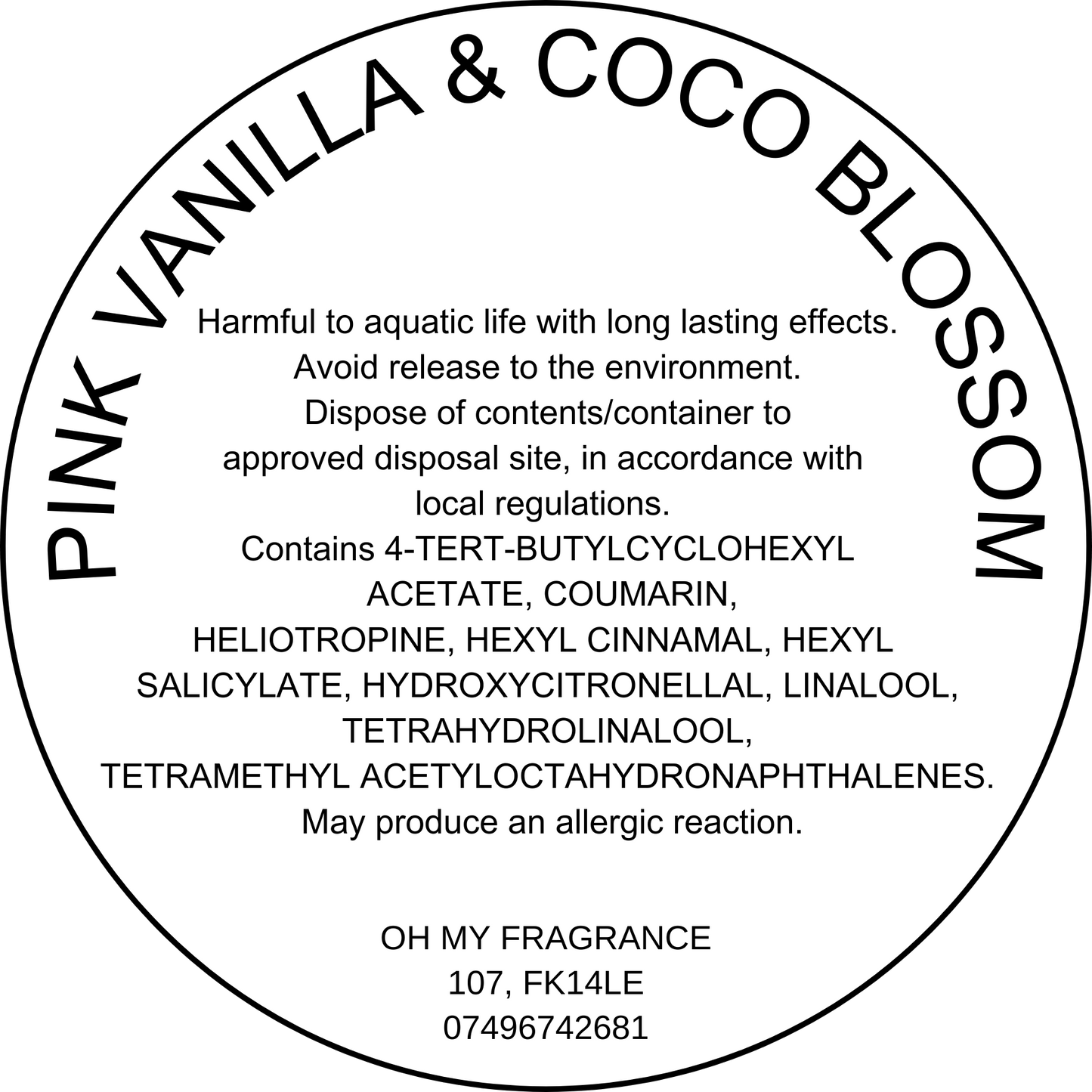 Pink Vanilla & Coco Blossom